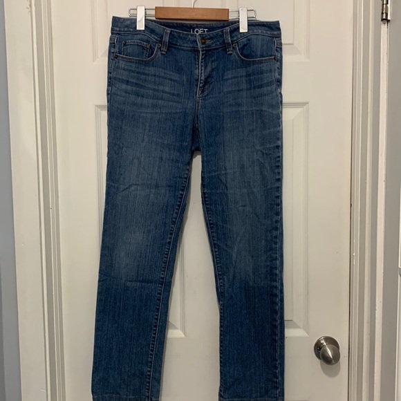LOFT straight leg jeans. Size 10. - Picture 1 of 8
